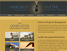 Tablet Screenshot of faircrest.com